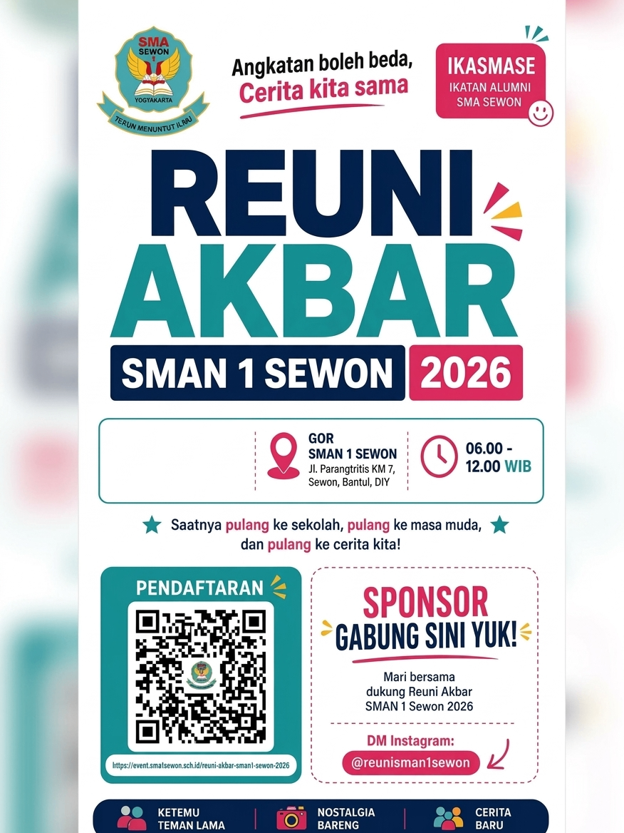 Image for Reuni Akbar SMAN 1 Sewon 2026