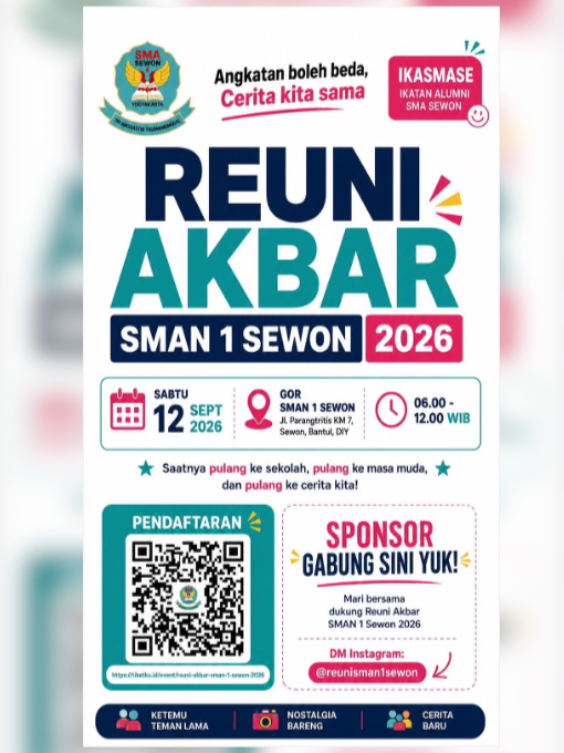 Image for Reuni Akbar SMAN 1 Sewon 2026